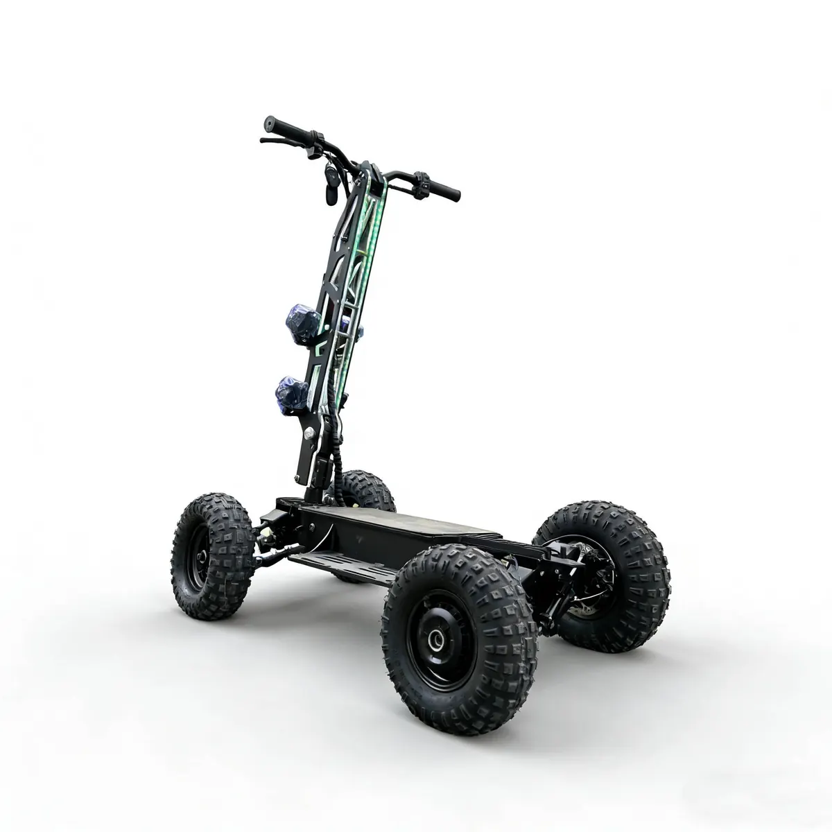 All-terrain scooter rear view