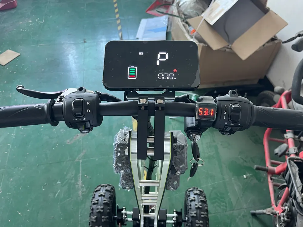 Digital dashboard and handlebar controls